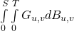 \int\limits_{0}^{S}\int\limits_{0}^{T}G_{u,v}dB_{u,v}